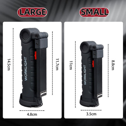 Foldable LED Work Lights Set with Magnetic Base