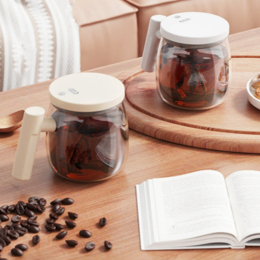 ⏳Limited-time 60% off⏰Portable Electric Stirring Coffee Mug with Handle