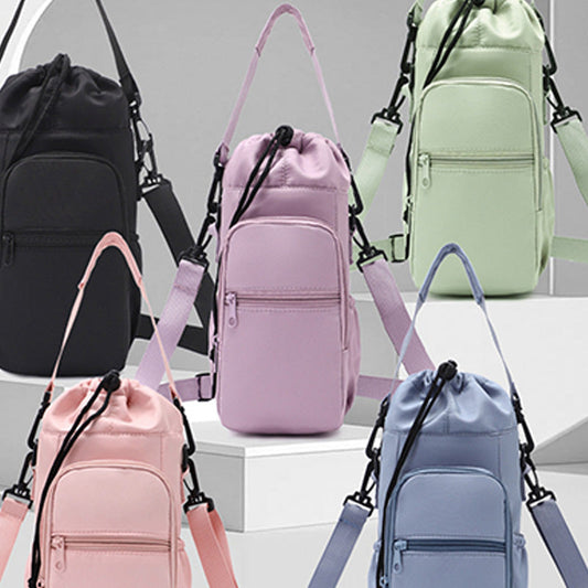 🏆Flash Sale⚡30K+ SOLD! Almost Gone💥Insulated Water Bottle Carrier Bag with Phone Pockets