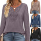🔥Limited-time offer-Women’s Elegant V-Neck Long Sleeve Top