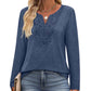 🔥Limited-time offer-Women’s Elegant V-Neck Long Sleeve Top