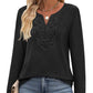 🔥Limited-time offer-Women’s Elegant V-Neck Long Sleeve Top