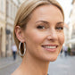 🎁Diamond-Cut Hoop Earrings for Women