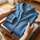 💐Best Seller-50% Off!!✨👚2026 Women's Casual Ruffle V-Neck Shirt – Soft & Breathable, Flattering High-Low Hem & Effortless Style 🌸