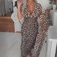 🌻2026 Summer Hot Sale-50% OFF!!👗✨Women's V-Neck Leopard Print Dress