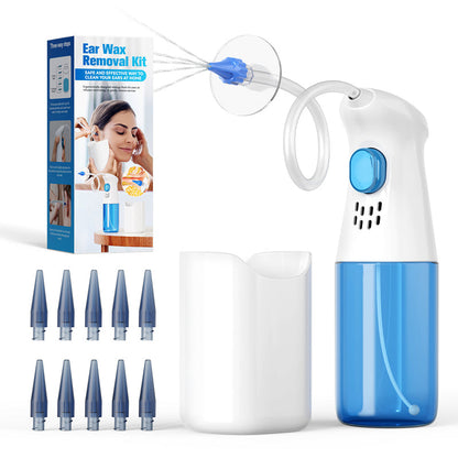 🔥Hot Sale 50% OFF!!✨👂GentleFlow Ear Wax Removal Kit– Safe & Gentle, Reusable Silicone Spoon, Easy to Use, Effective & Hygienic for Ear Cleaning