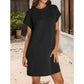 🔥HOT SALE 50% OFF!!✨Women's Relaxed Roll Sleeve Pocket Dress