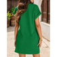 🔥HOT SALE 50% OFF!!✨Women's Relaxed Roll Sleeve Pocket Dress