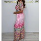 🔥Best Seller-50% OFF!!🪻Bohemian Print Wide Leg Jumpsuit