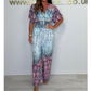 🔥Best Seller-50% OFF!!🪻Bohemian Print Wide Leg Jumpsuit