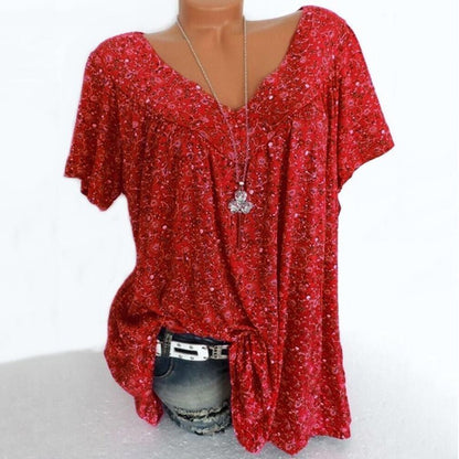 🌺Summer Hot Sale-50% Off!!✨Summer fashion print short sleeve