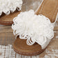 🌊Summer Hot Sale-50% Off!!👡Women's Floral Appliqué Wedge Sandals ✨Step Into Summer With Style🌸