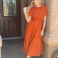 ⏳Limited-time 50% discount!!💞2026 Women's Casual Floral Print Short Flutter Sleeve Smocked High Waist Flowy Maxi Dress