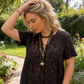 ✨Summer Hot Sale-50% Off!!👗📿Women's V-Neck Leopard Print Maxi Dress With Free Necklace