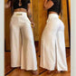 ⏰Last Day-50% Off!!👖💕Women's High-Waist Wide-Leg Trousers with Belt Accent