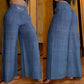 ⏰Last Day-50% Off!!👖💕Women's High-Waist Wide-Leg Trousers with Belt Accent