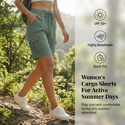 💧Summer Hot Sale-50% OFF!!💕Women's Quick-Dry Cargo Shorts with Pockets
