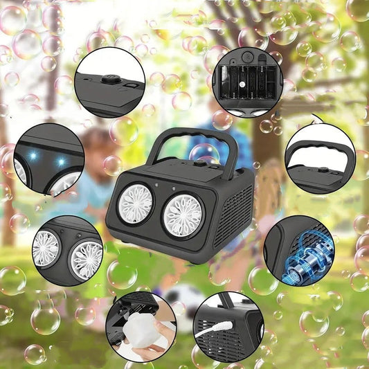 📢📢Limited-time 50% discount!!🫧Handheld Multi-Hole Bubble Machine🫧