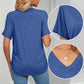 ⏳Last Day Special Price :￡10.99!!👚Women's V-Neck Loose Soft Solid Color Short Sleeve Top