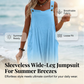 🌊Last Day Special Price : £ 12.99 ✨Sleeveless Wide-Leg Jumpsuit For Summer Breezes🏖️
