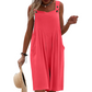 🌊Last Day Special Price : £ 12.99 ✨Sleeveless Wide-Leg Jumpsuit For Summer Breezes🏖️