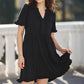 💕2026 New Arrivals 50% OFF!!💃👗Women's Ruffle Trim V-Neck Tiered Dress