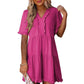 💕2026 New Arrivals 50% OFF!!💃👗Women's Ruffle Trim V-Neck Tiered Dress