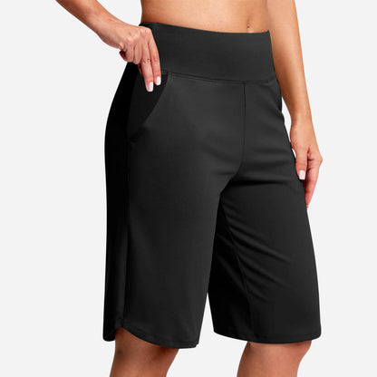 📢Limited-time 50% discount!!🔥🧘‍♀️Women's High-Waist Yoga Shorts with Pockets
