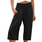 ☀️2026 Hot Sale 50% Off🌿Lightweight Elastic Waist Crop Pants for Women