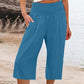 ☀️2026 Hot Sale 50% Off🌿Lightweight Elastic Waist Crop Pants for Women
