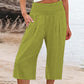 ☀️2026 Hot Sale 50% Off🌿Lightweight Elastic Waist Crop Pants for Women
