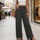 ⏳Last Day-60% Off!!💕Women's Smocked High Waist Wide Leg Pants