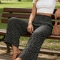 ⏳Last Day-60% Off!!💕Women's Smocked High Waist Wide Leg Pants