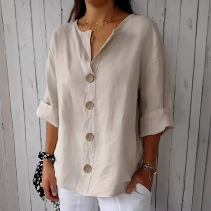 💕2026 New Style Arrival 50% Off!🌿Women's Loose Fashion Button Top
