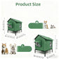 🔥50% OFF🏠Foldable Outdoor Waterproof Cat House🐱With Thermal Lining & Detachable Elevated Stand