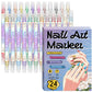 🎅💅Christmas HOT SALE💞50% OFF!!✨24 Colors Dual Ended Nail Art Pens Set