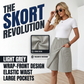 💥2026 Hot Sale🌟Women's Casual Elastic Waist Wrap Skort