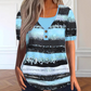 ⏳Last Day Special Price :￡10.99!!👚Faux Two-Piece Striped Top – Henley, Casual 🍃