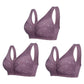 💥Last Day Buy 1 Get 2 Free (3 PCS)💥Design for Senior Front Closure Cotton Bra