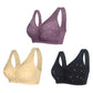 💥Last Day Buy 1 Get 2 Free (3 PCS)💥Design for Senior Front Closure Cotton Bra