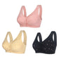 💥Last Day Buy 1 Get 2 Free (3 PCS)💥Design for Senior Front Closure Cotton Bra