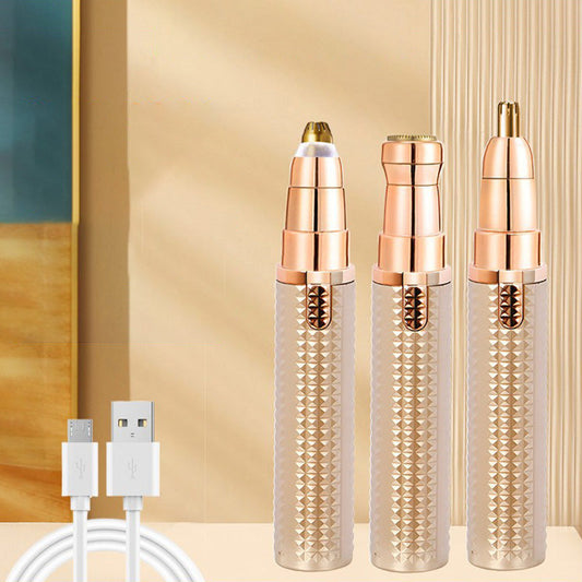 📢📢LAST DAY SALE 50% OFF⚡50K+ SOLD💕🪮3-in-1 Electric Eyebrow Trimmer – Interchangeable Heads for Brows, Face, and Detail Trimming🔁