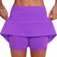 ⏳Limited-time 50% discount🏃‍♀️🌿Anti-Chafing Active Skort – Super soft and comfortable