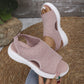 ⏳LAST DAY 50% OFF 🔥🔥Women's Breathable Knit Platform Sandals☁️Comfortable & Lightweight🍃Summer Essential