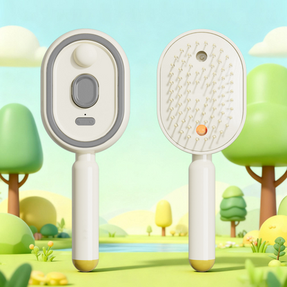 ⏳LAST DAY - 60% Off💖Electric Spray Air Cushion Massage Comb💨| Self-Cleaning Anti-Tangle ✨ | Perfect for Dry, Brittle Hair 💧