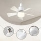 🎉Summer Hot Sales £ 15.99!❄️2-in-1 Socket Fan Light With Remote Control✨Ultra-Quiet With Remote 🍃For Bedrooms 😴, Kitchens 👩‍🍳 & Garages 🛠️