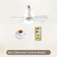 🎉Summer Hot Sales £ 15.99!❄️2-in-1 Socket Fan Light With Remote Control✨Ultra-Quiet With Remote 🍃For Bedrooms 😴, Kitchens 👩‍🍳 & Garages 🛠️