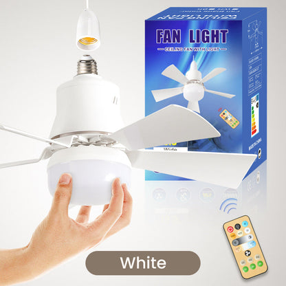🎉Summer Hot Sales £ 15.99!❄️2-in-1 Socket Fan Light With Remote Control✨Ultra-Quiet With Remote 🍃For Bedrooms 😴, Kitchens 👩‍🍳 & Garages 🛠️