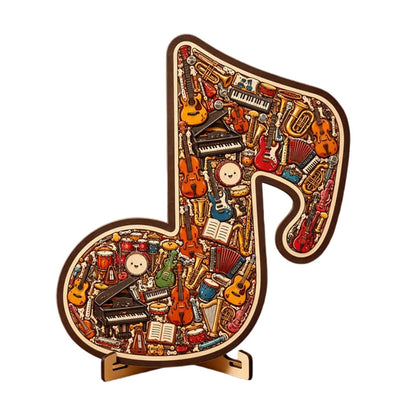 ⌛LAST DAY SALE ONLY ￡9.99!!🎵 Wooden Musical Note Puzzle – Handcrafted Brain Teaser for Music Lovers! 🧩 Perfect Gift • Eco-Friendly • Limited Stock! ⏳🇬🇧