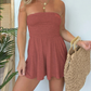 💕2026 New Style Arrival 50% OFF!✨Women Strapless Tube Dress | Summer Beach Ruched Romper🥂